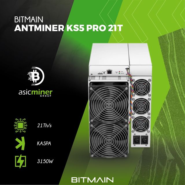 ⛏️Antminer KS5 Pro (21TH/s)🚀 2 años de garantía