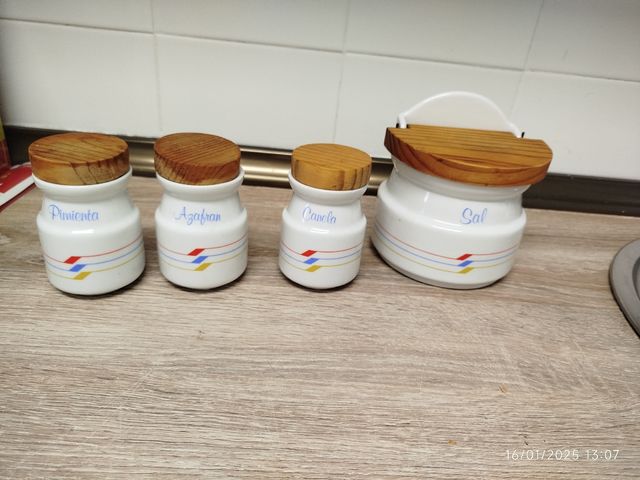 Juego tarros cocina.