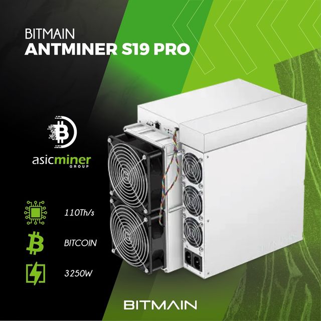 ⛏️Antminer S19 Pro (110TH/s)🚀 2 años de garantía