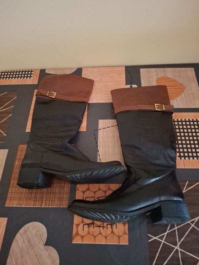 Botas piel 100% talla 41