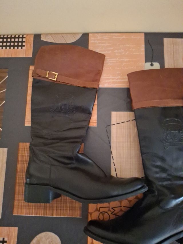 Botas piel 100% talla 41