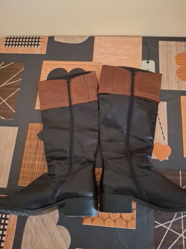 Botas piel 100% talla 41