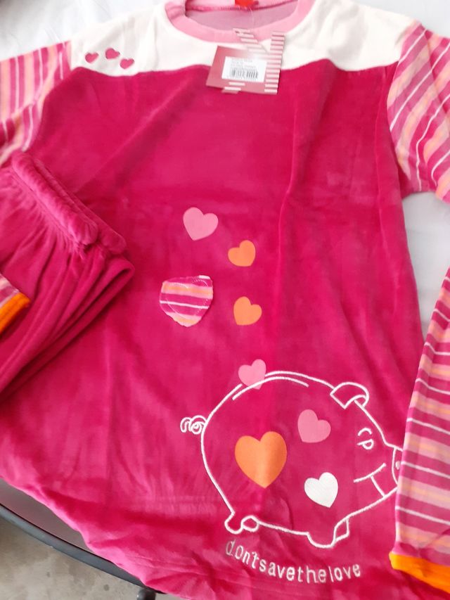 Pijama mujer aterciopelado