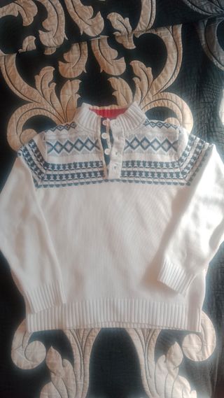 Jersey bordado de punto