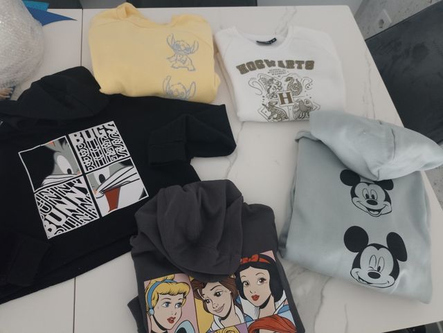 Lote 5 Sudaderas niña