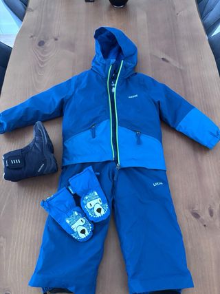 Conjunto Esqui y Nieve Mono/chaqueta/Guantes/Botas