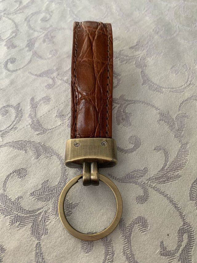 Portachiavi pelle cocodrillo