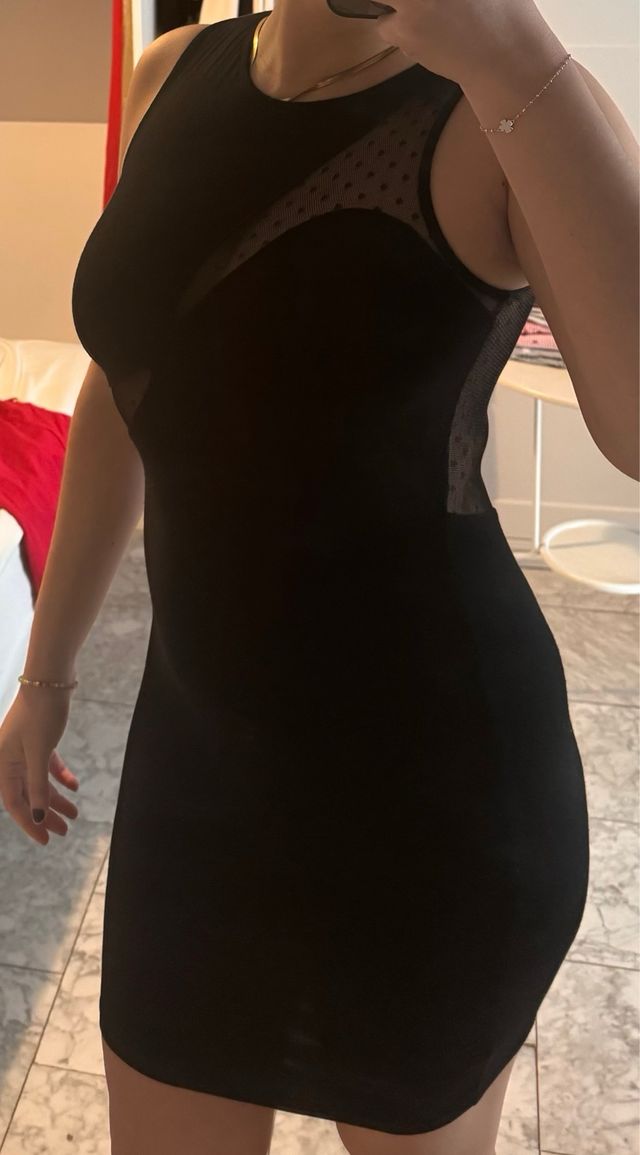 Vestido Bershka negro