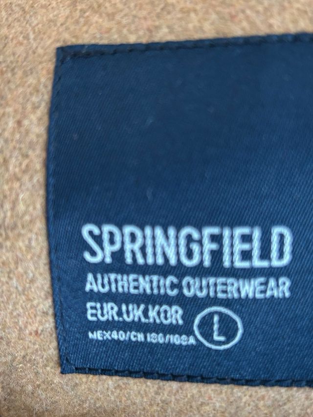Abrigo Springfield nuevo