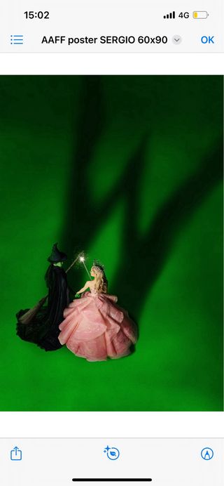 Poster WICKED 60x90 enmarcado opcional
