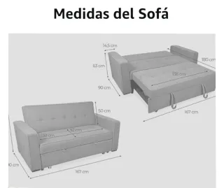 Sofá cama nuevo