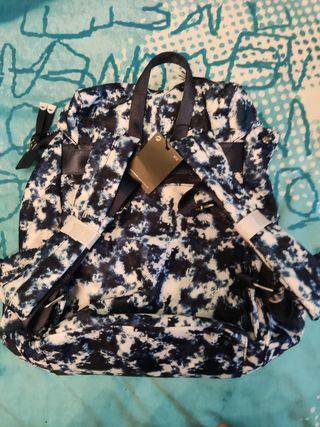 Mochila camuflaje azul