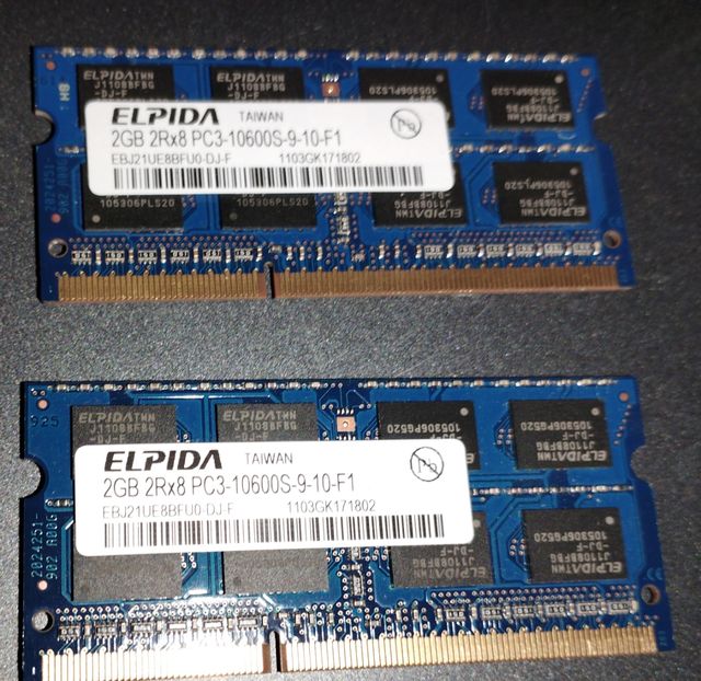 RAM DDR2 4pz 1GB 6pz 2 GB ( 10 PZ )