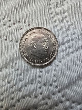 5 pesetas 1957