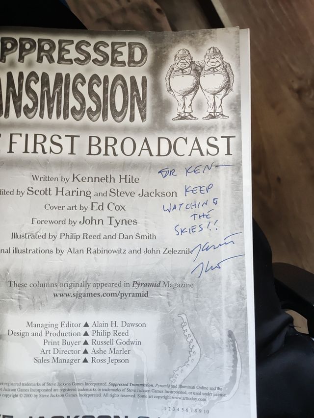 Suppressed Transmission firmado K. Hite