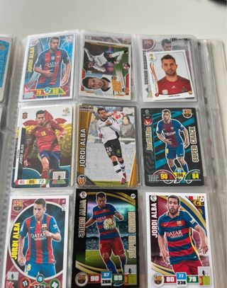 Lote de cromos de jordi alba