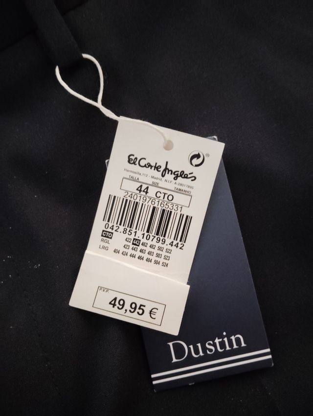 Pantalones de traje hombre