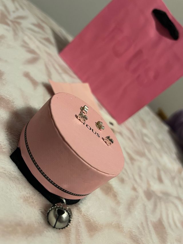 Pendientes de plata 0.5 cm Tous