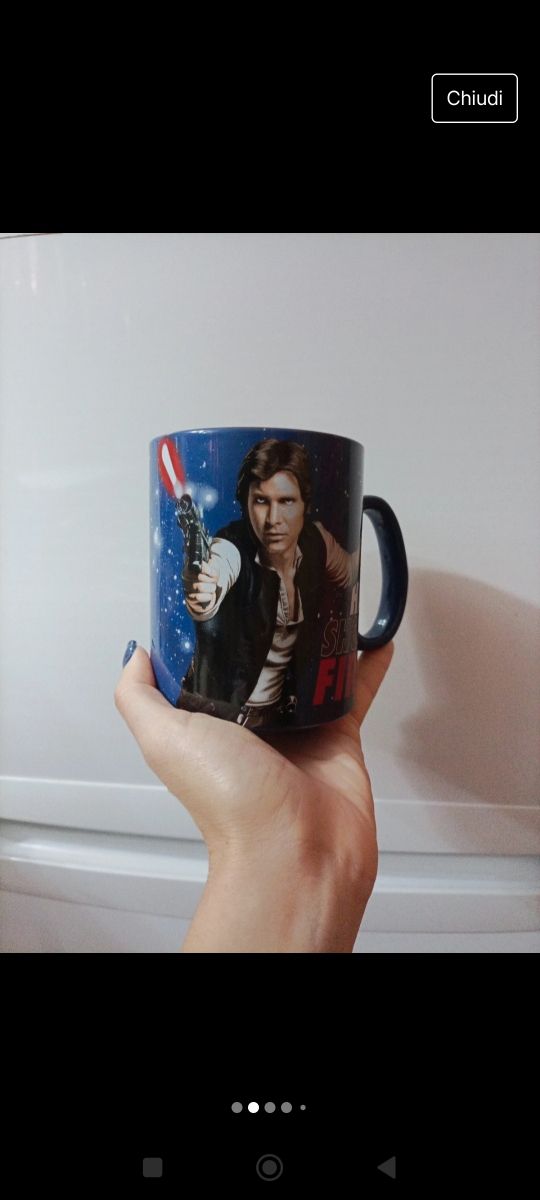 Tazza mug star wars han shot first