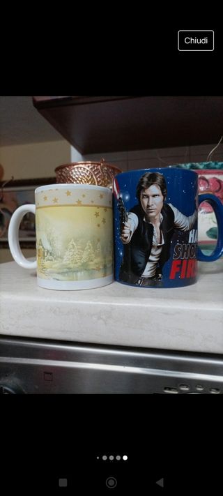 Tazza mug star wars han shot first