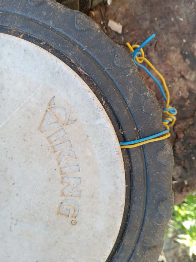 2 ruedas de segadora viking