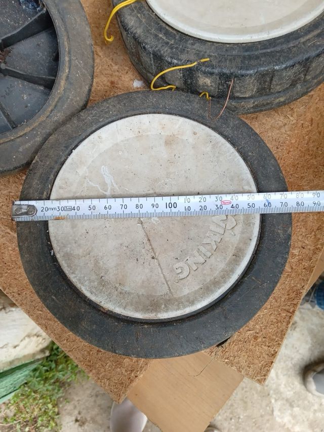 2 ruedas de segadora viking