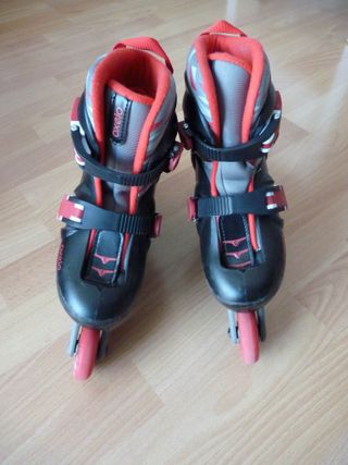 Patines y protecciones para niño