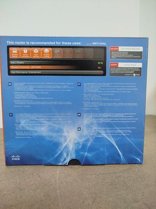 Linksys WRT160NL Router de banda ancha Wireless-N