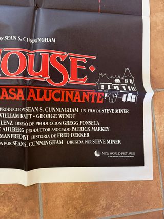 HOUSE UNA CASA ALUCINANTE POSTER ORIGINAL