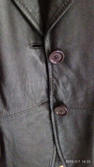 Chaqueta de cuero Zara