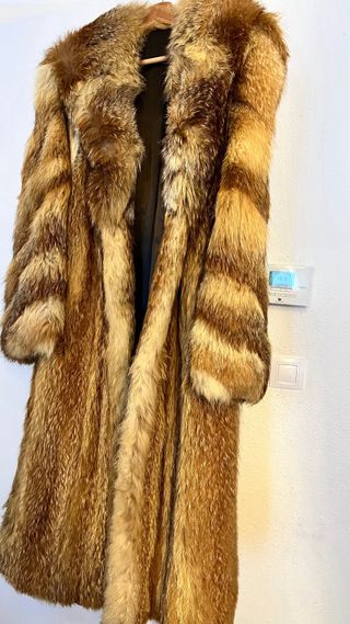 Abrigo de piel animal