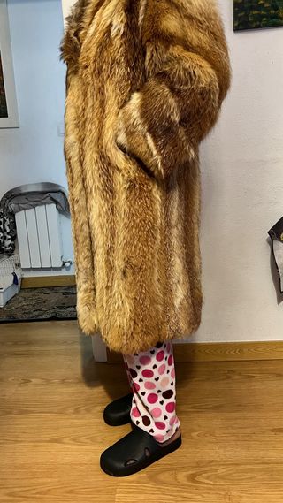 Abrigo de piel animal