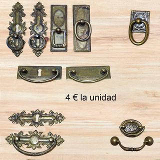 Tiradores antiguos cajones y armarios