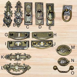 Tiradores antiguos cajones y armarios