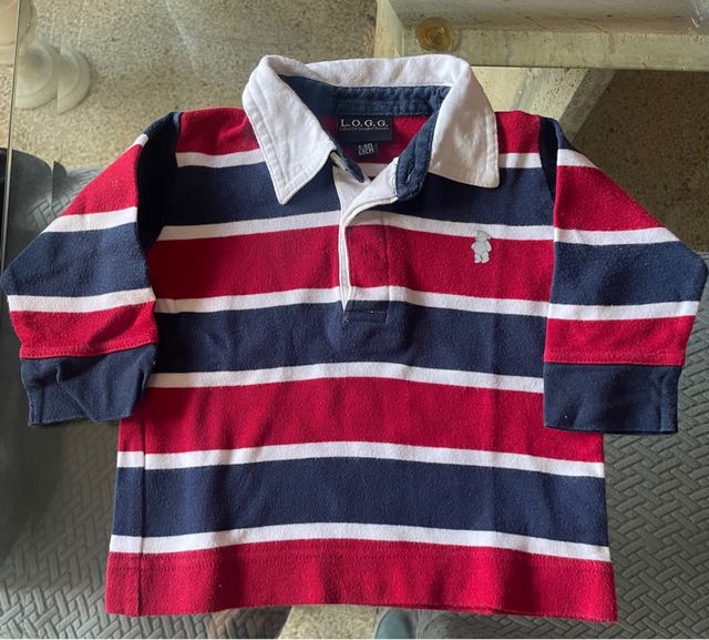 Polo bebé manga larga