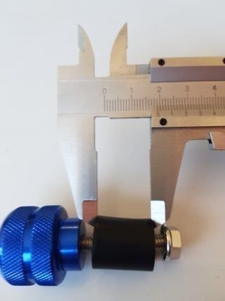 Contrapesos moto aluminio manillar 22 mm azul