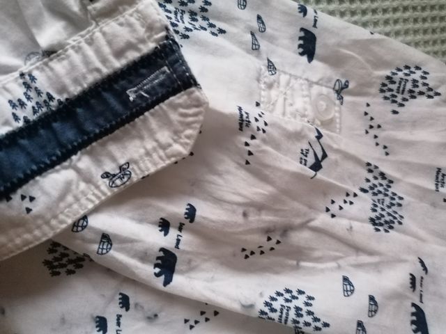 Camisa de niño manga larga, marca Okaidi