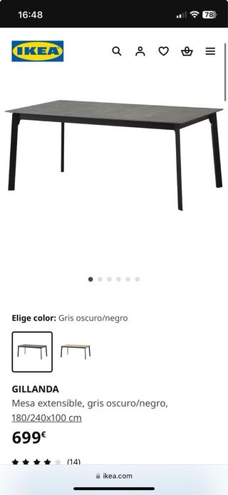 Mesa de comedor y sillas