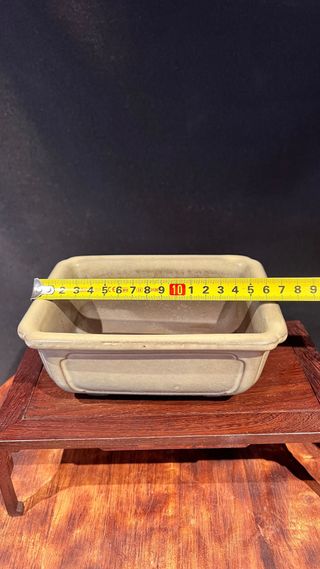 MACETA BONSAI MAME SHOHIN RECTANGULAR BLANCA