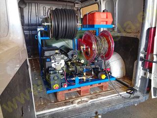 EQUIPO DESATASCO Y LIMPIEZA PROFESIONAL 500 LITROS