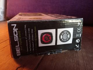 Belson BSS-425FB. Dos altavoces de 4". Negros. New