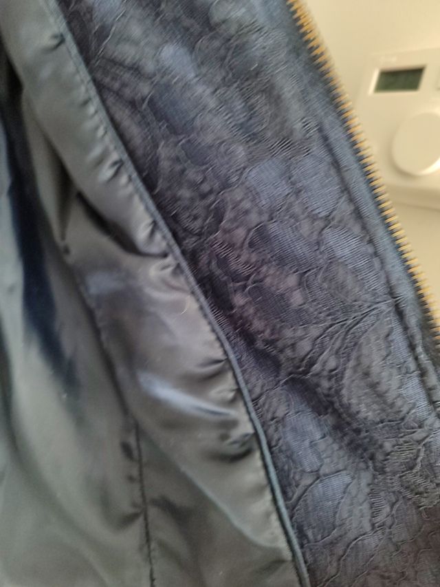 Anorak Azul marino Yera de Encaje