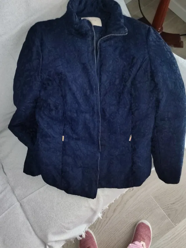 Anorak Azul marino Yera de Encaje