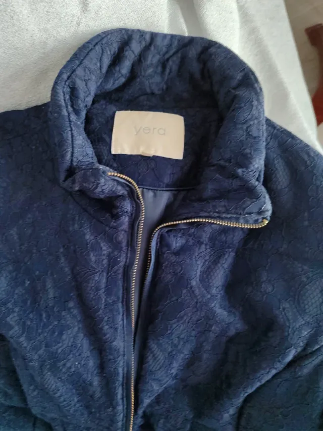 Anorak Azul marino Yera de Encaje