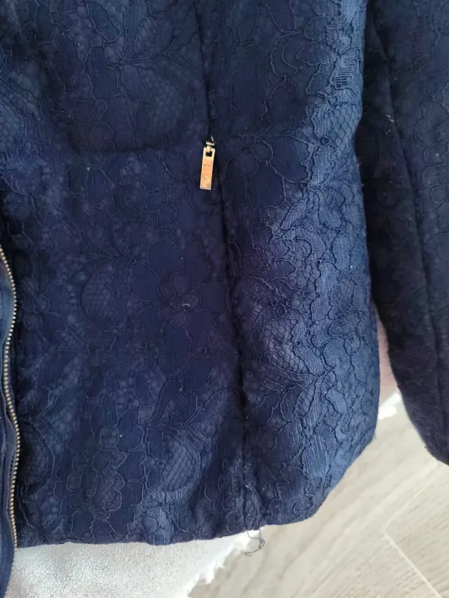 Anorak Azul marino Yera de Encaje