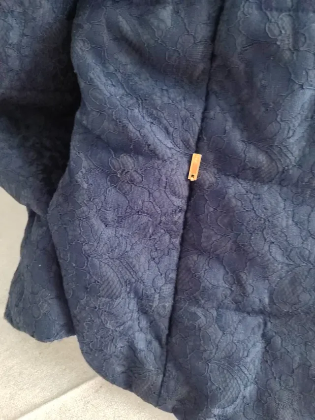 Anorak Azul marino Yera de Encaje