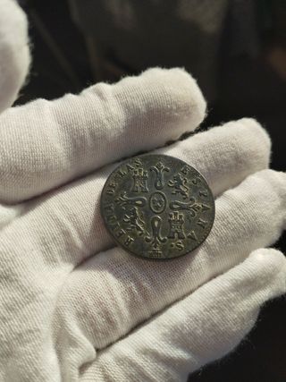 🪙 Moneda 8 maravedis 1845 Isabel ll SG