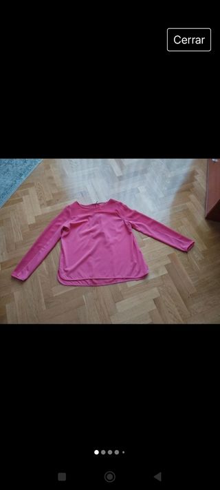 Blusa gasa transparente 