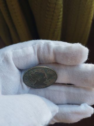 🪙 Moneda 8 maravedis 1837 Isabel ll SG