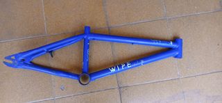 Cuadro y pedalier bmx